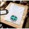 Erkek Ön Baskili T-shirt Plus Model